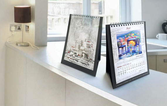 Разработка концепции дизайна настольного календаря для отеля Mirotel Resort and Spa 5*